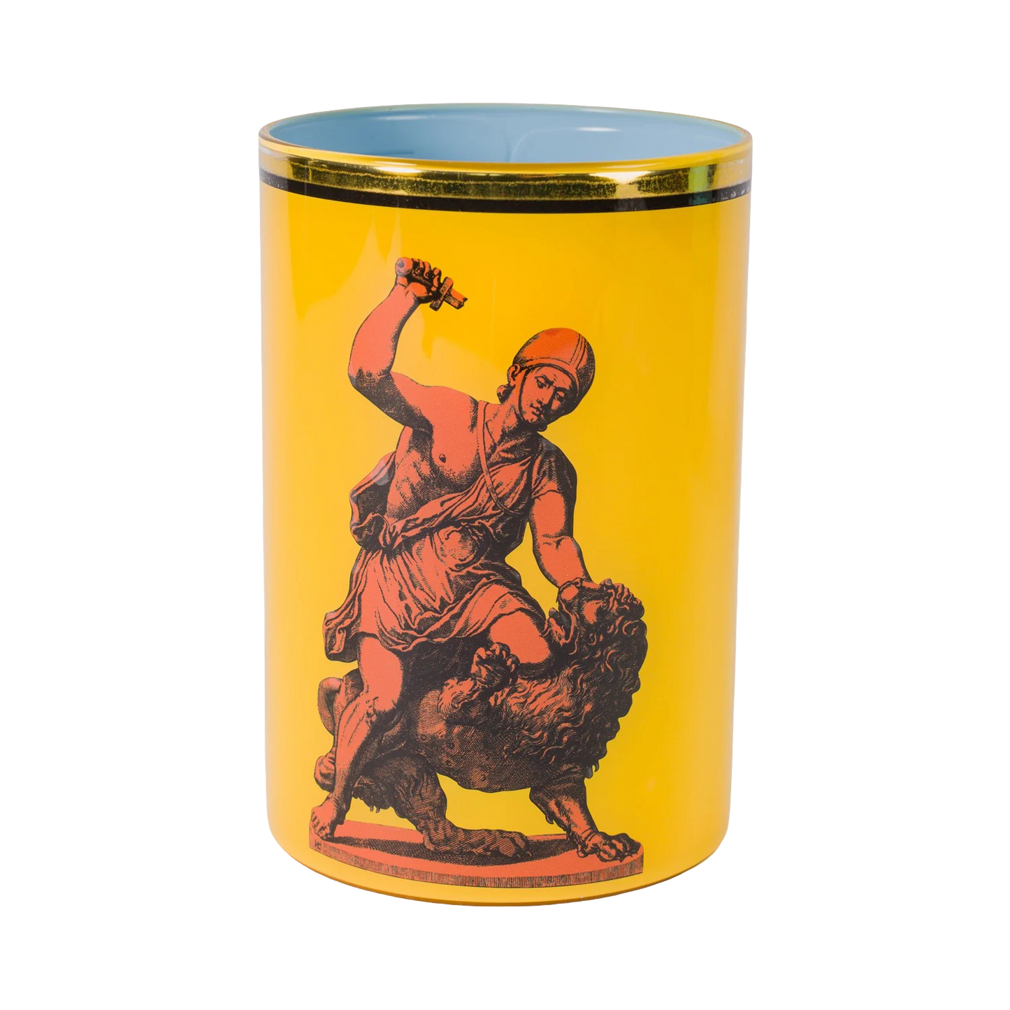 Bridie Hall Brush Pot - Roman Soldier & Lion
