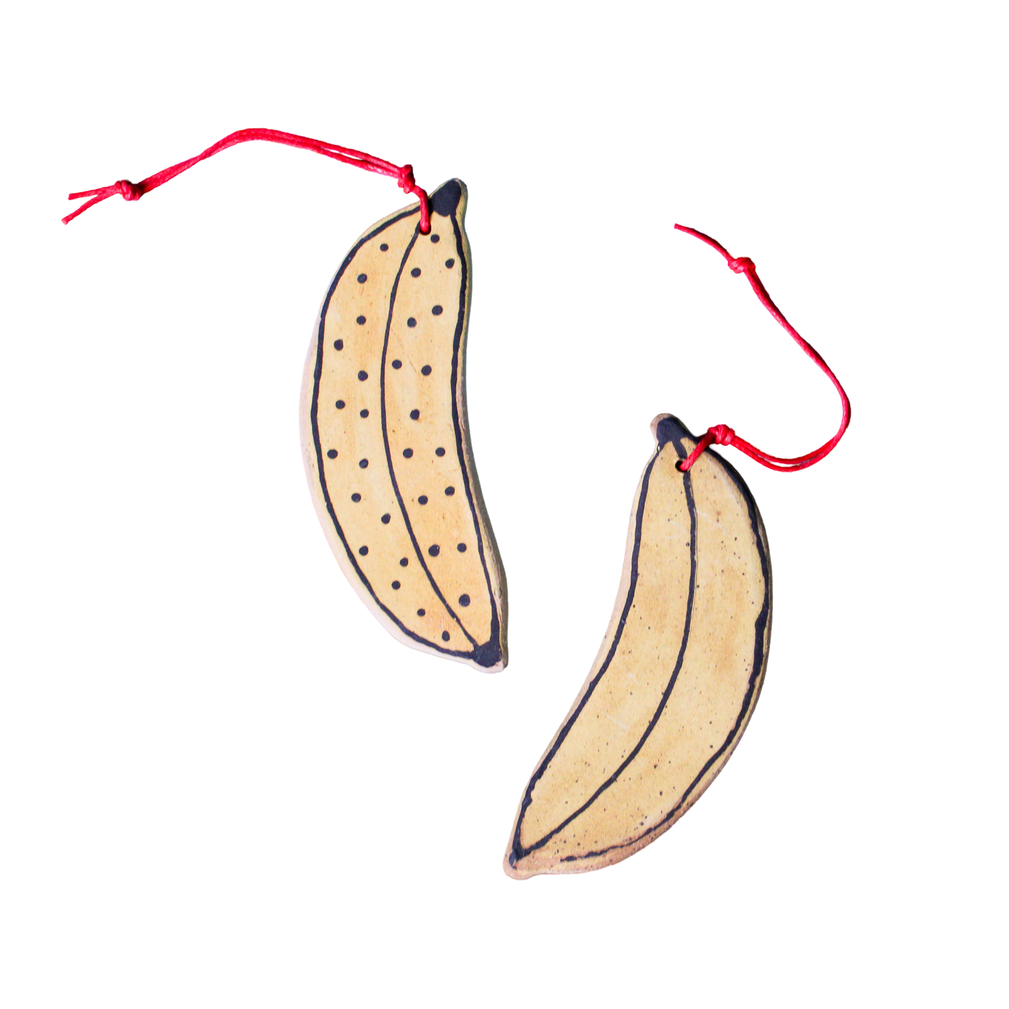 Ceramic Banana Ornament