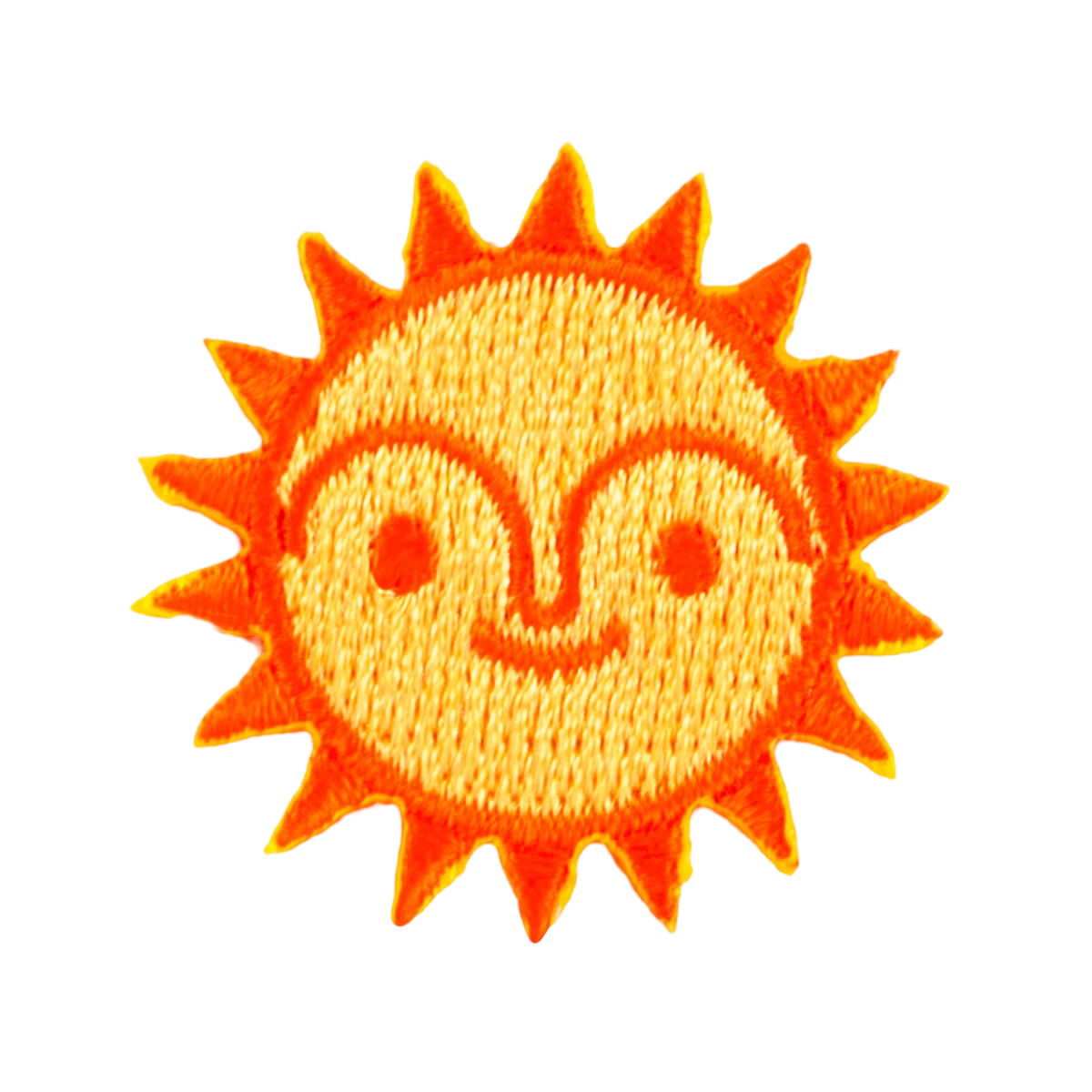 Sun Embroidered Sticker Patch