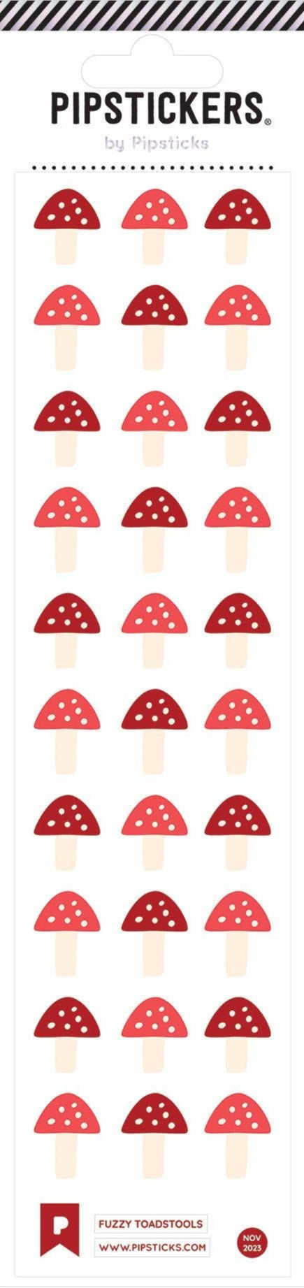 Fuzzy Toadstools Stickers