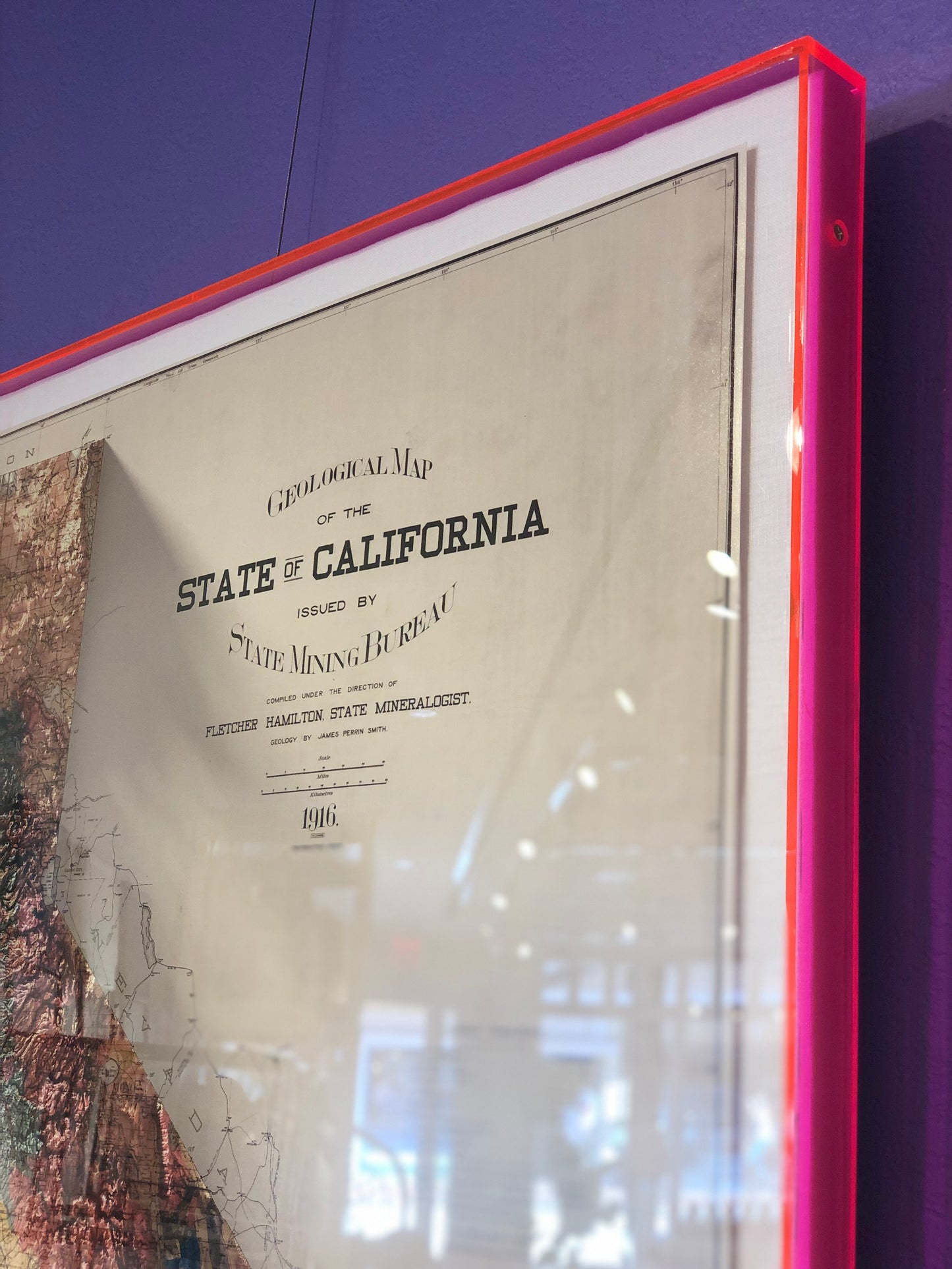 1916 State of California Geological Map Print