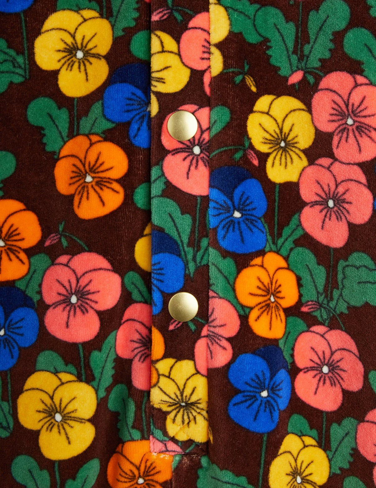 Violas Velour Onesie - Multi