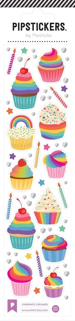 Chromatic Cupcakes Stickers