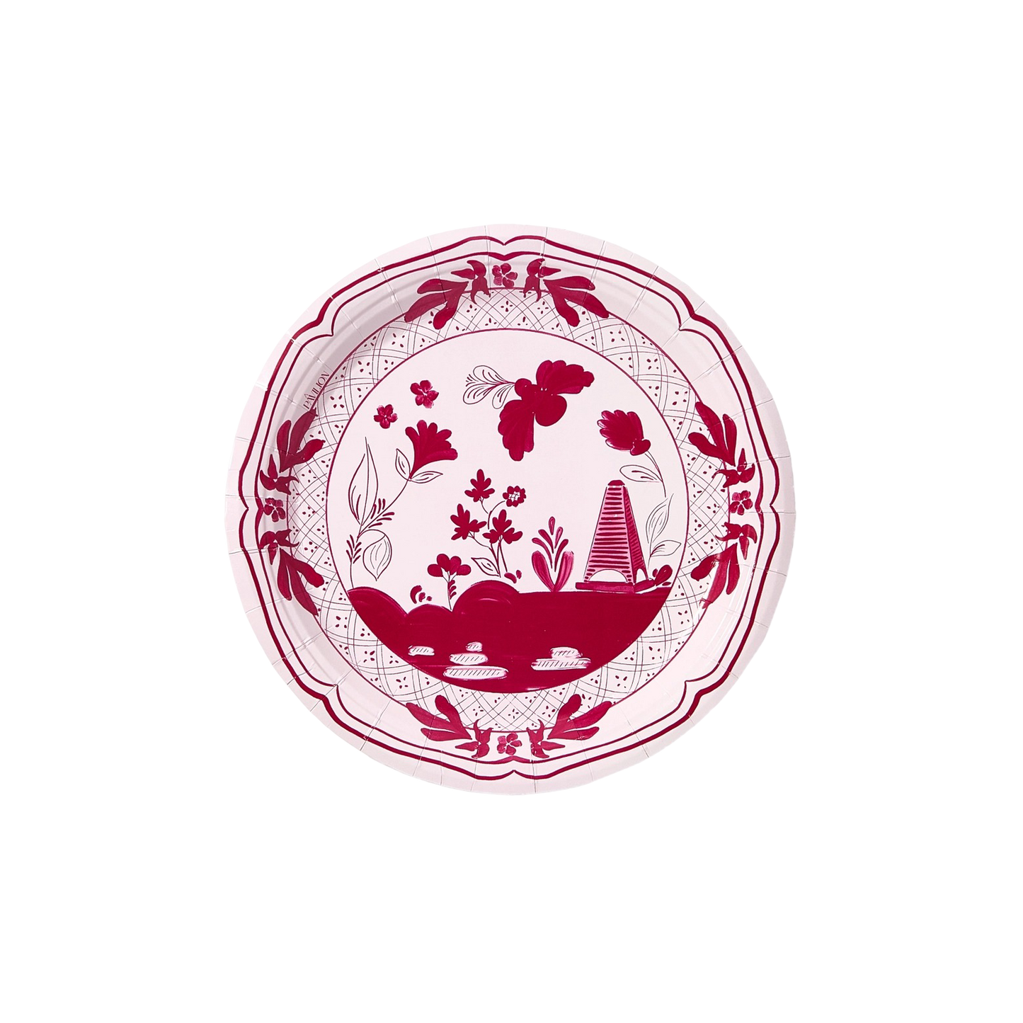 Beachside Pavilion Paper Dessert Plates - Set of 8