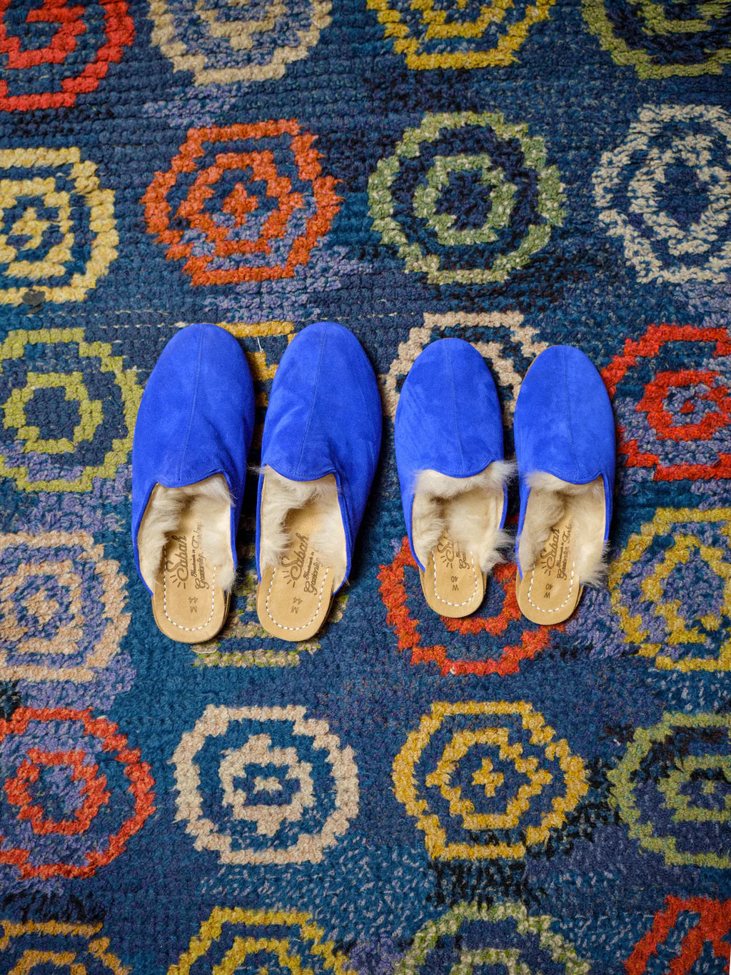 Electric Blue Shearling Baba