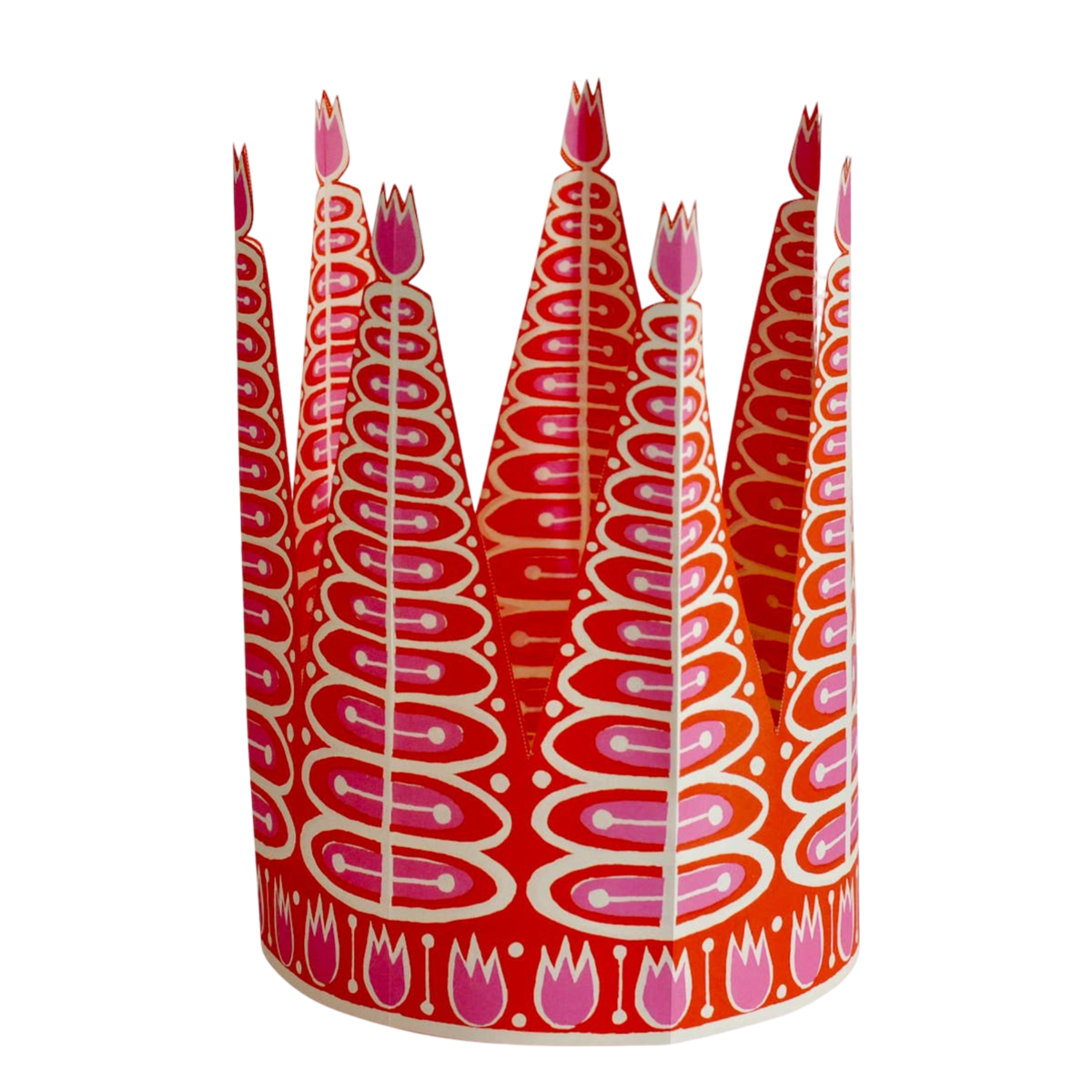 Set of Six Fabulous Paper Party Crowns