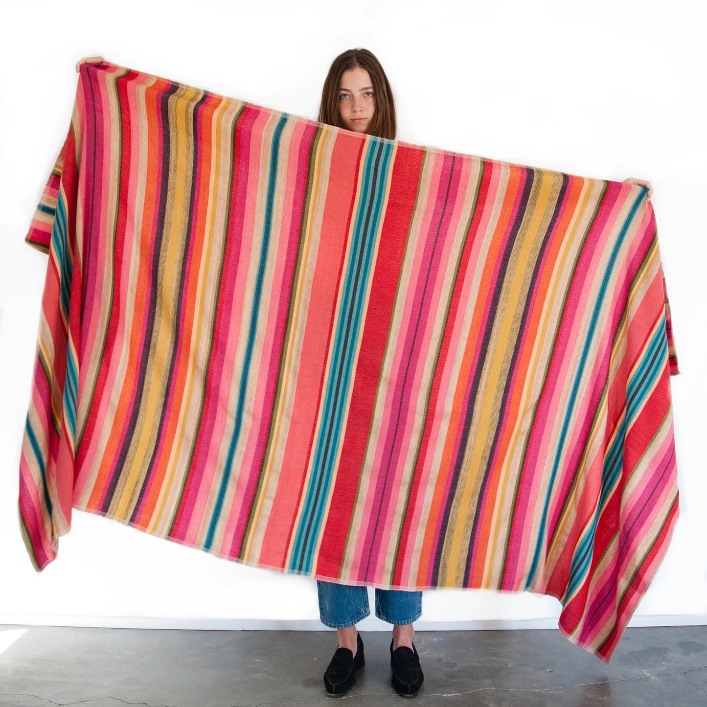 Desert Shawl - Red Stripe