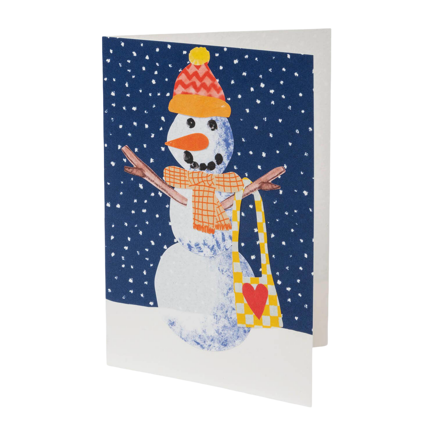 Make Your Own Christmas Cards Set - Snowman