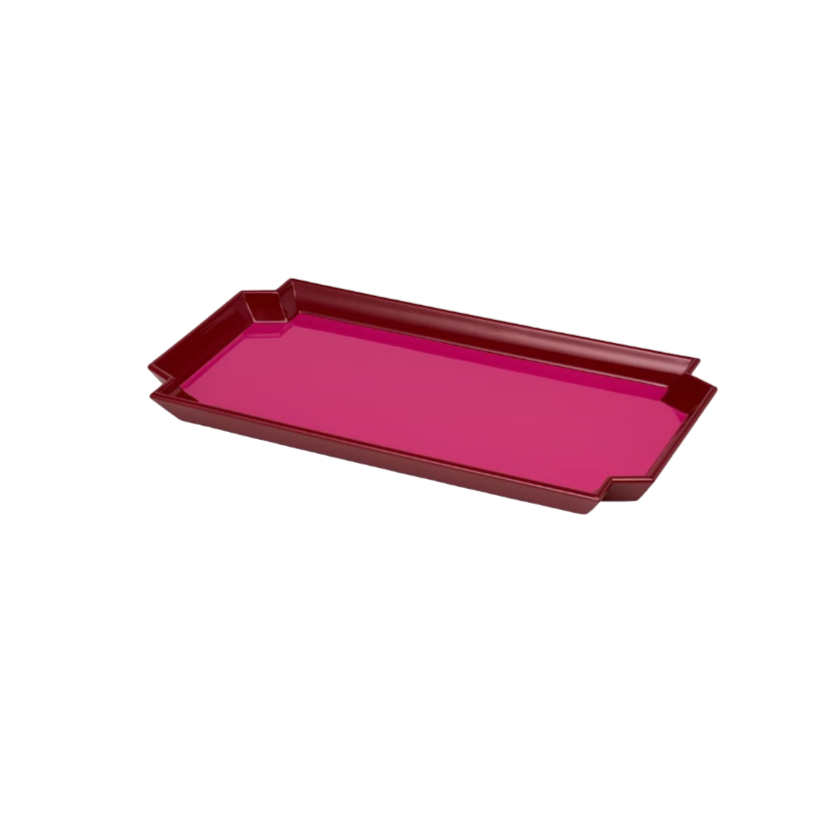 Jean Tray - Bordeaux Red/Fuchsia Pink