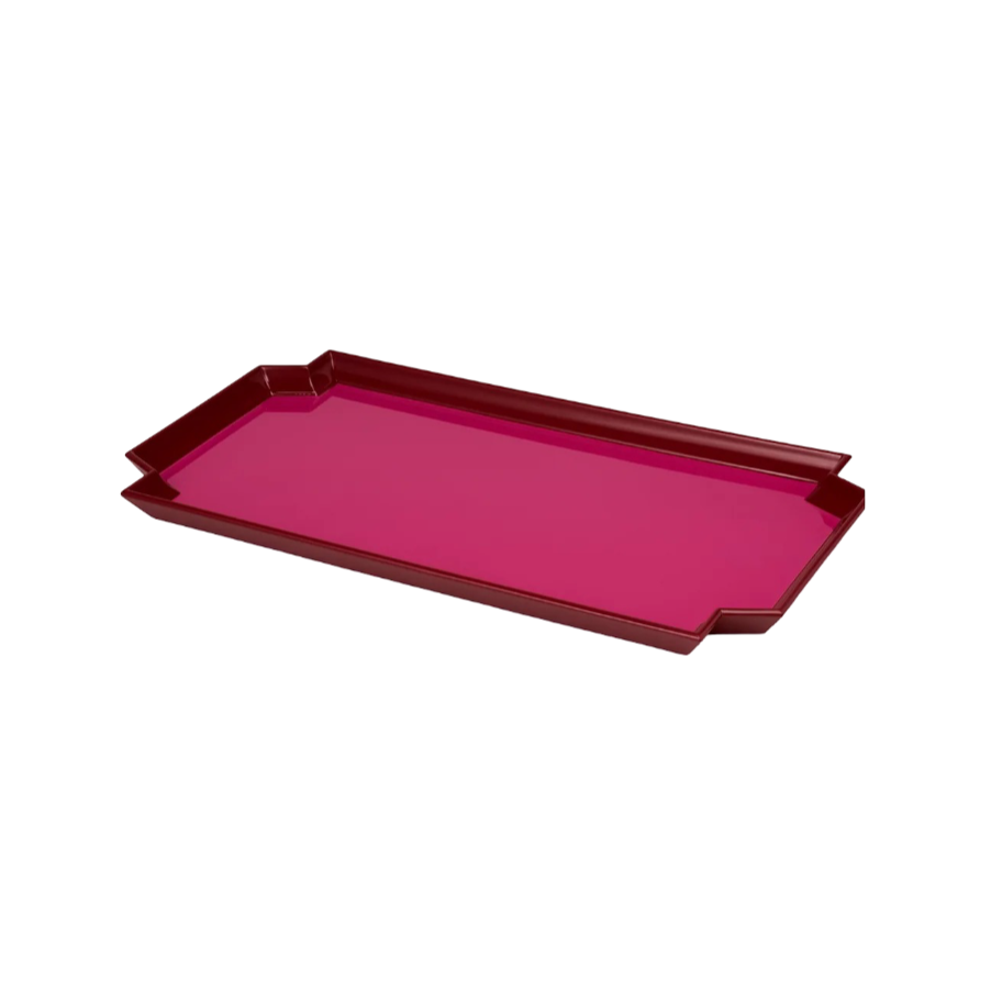 Jean Tray - Bordeaux Red/Fuchsia Pink