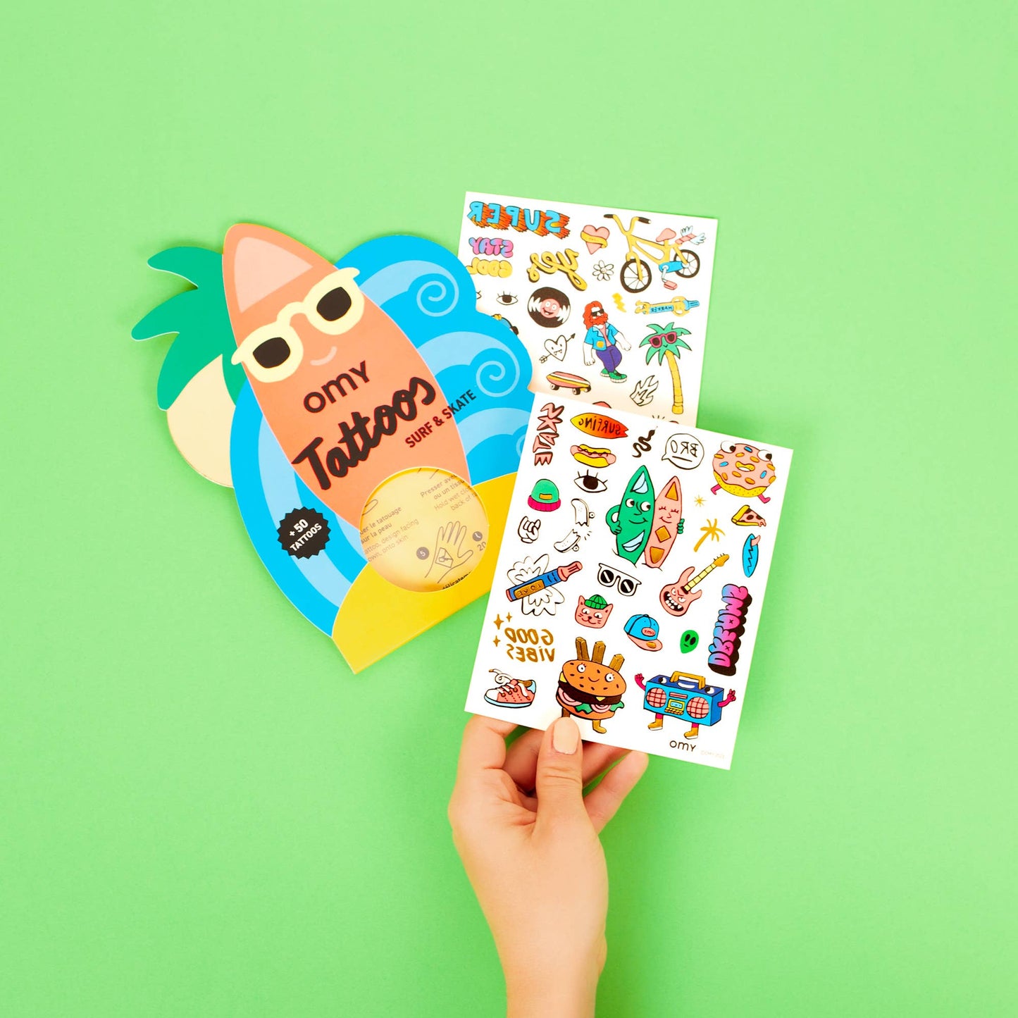 Temporary Tattoos - Surf & Skate