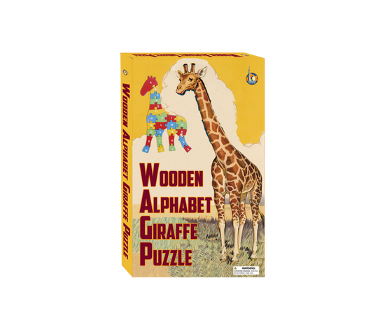 Wooden Alphabet Giraffe Puzzle