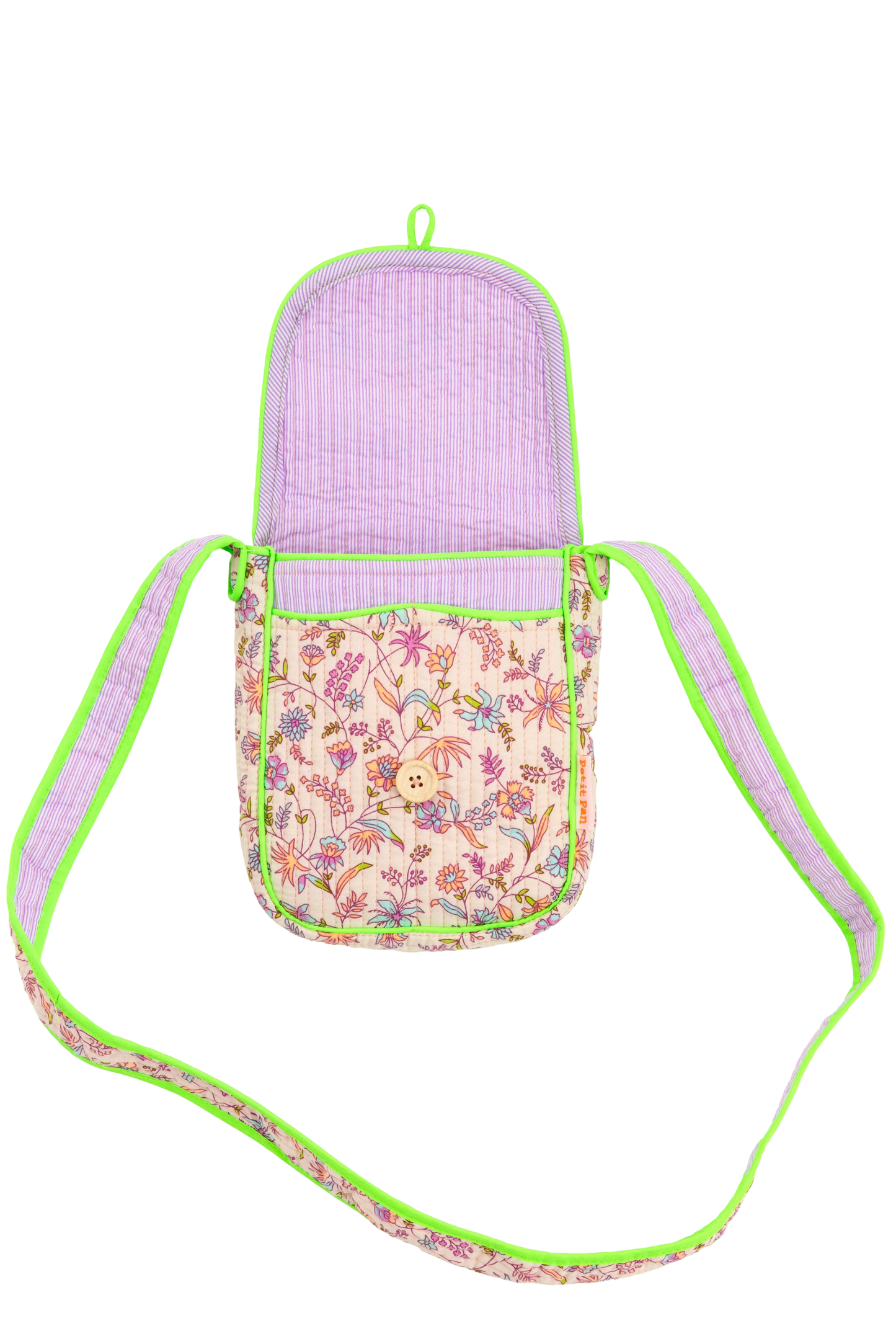 Quilted Cross Body Satchel Bag