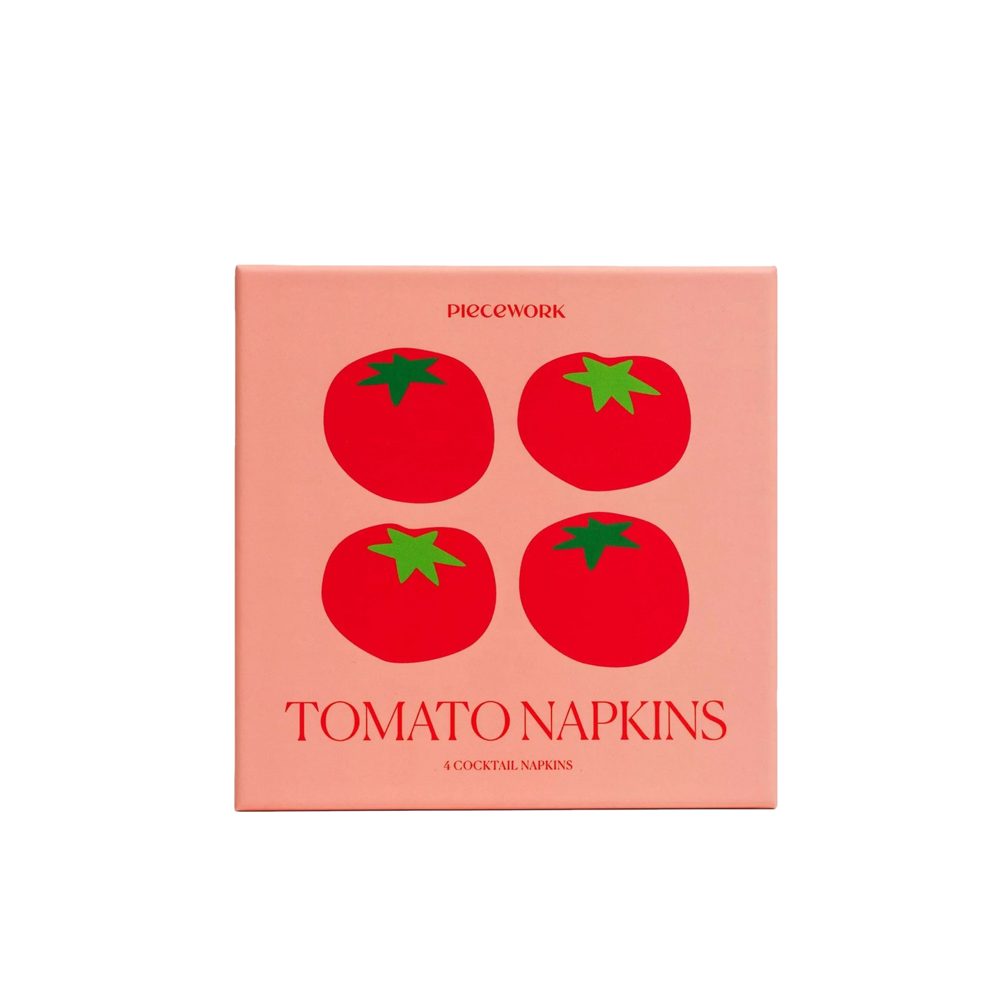 Tomato Cocktail Napkins - Set of 4