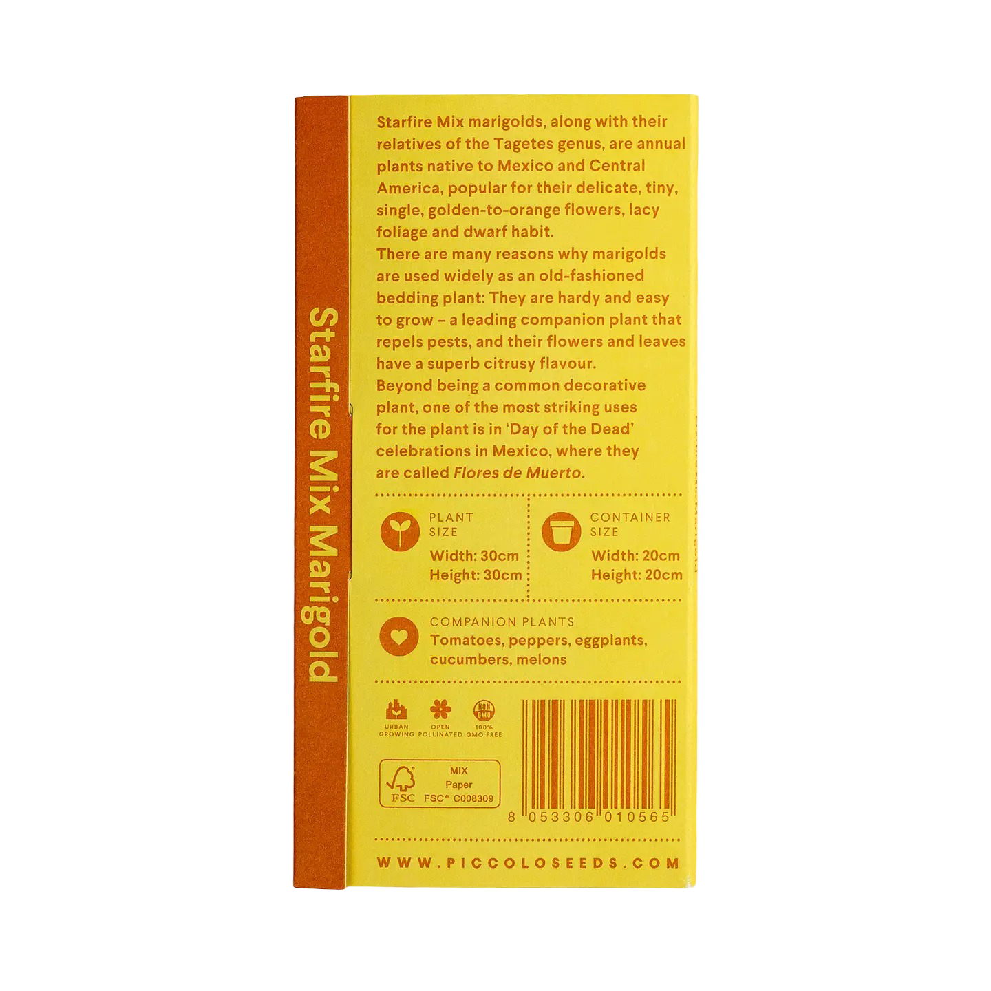 Italian Flower Seed Packets