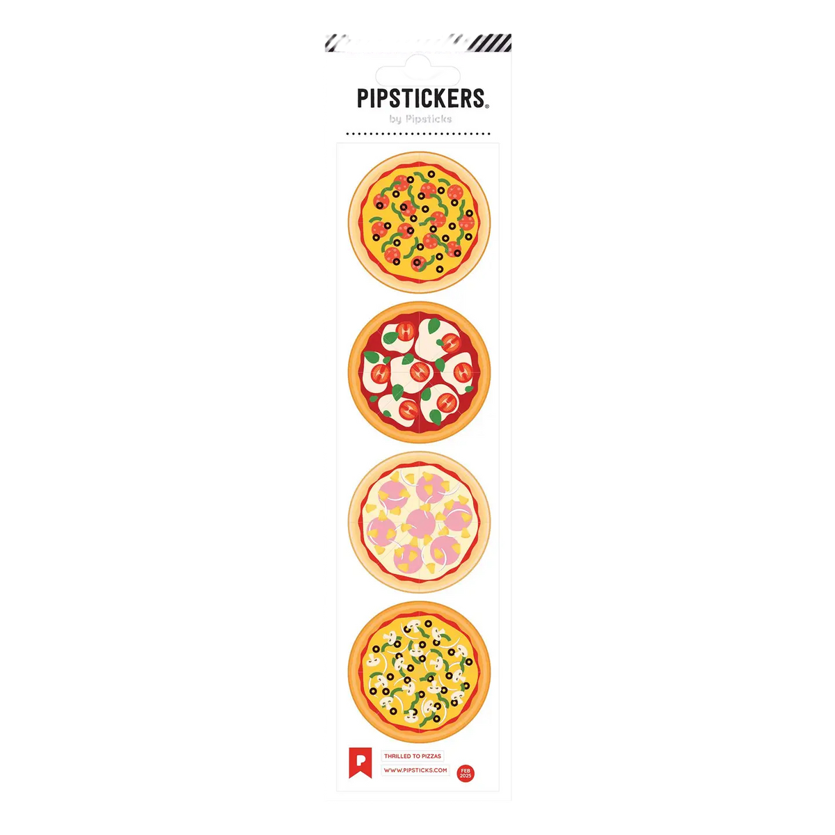 Thrilled To Pizzas Stickers