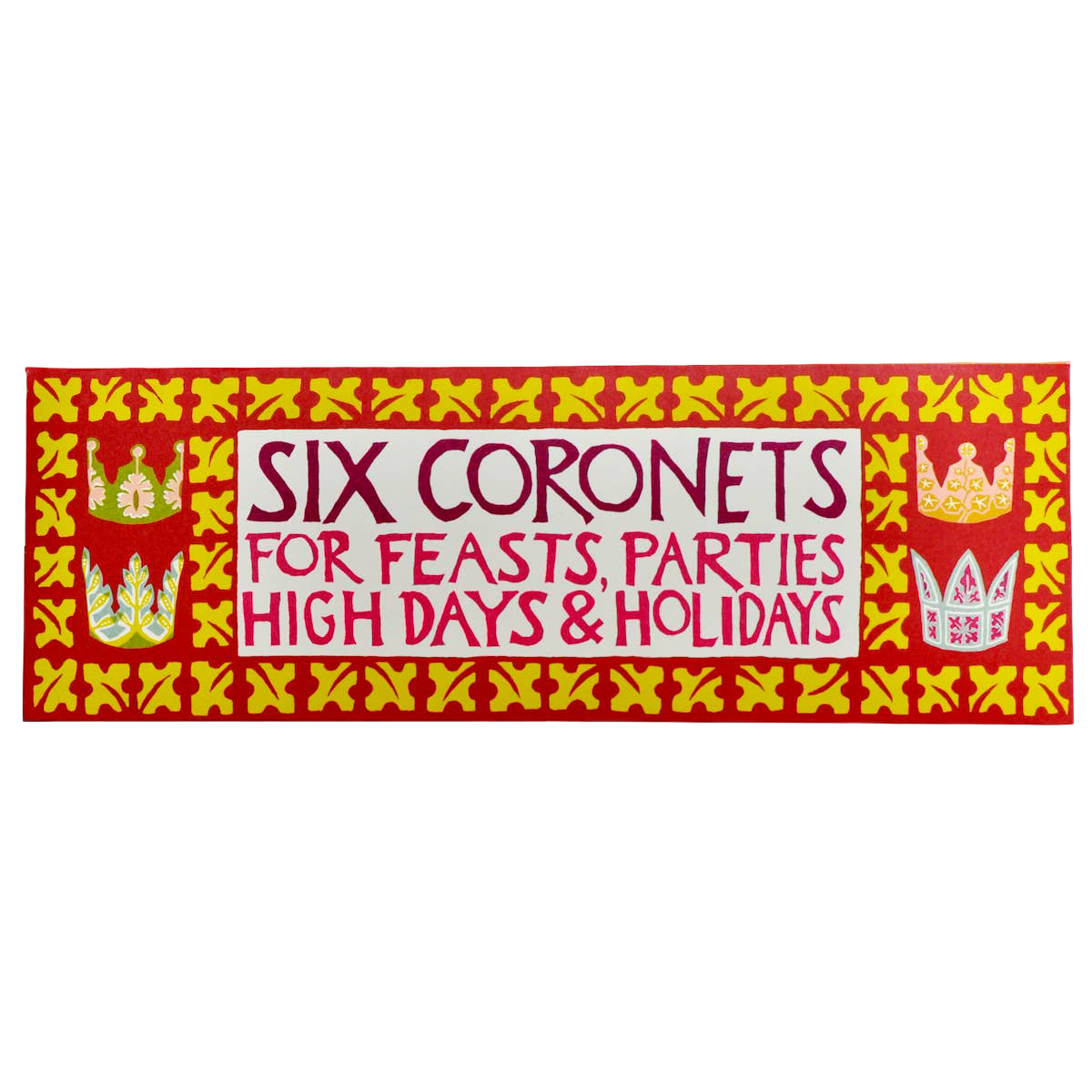 Set of Six Paper Party Coronets
