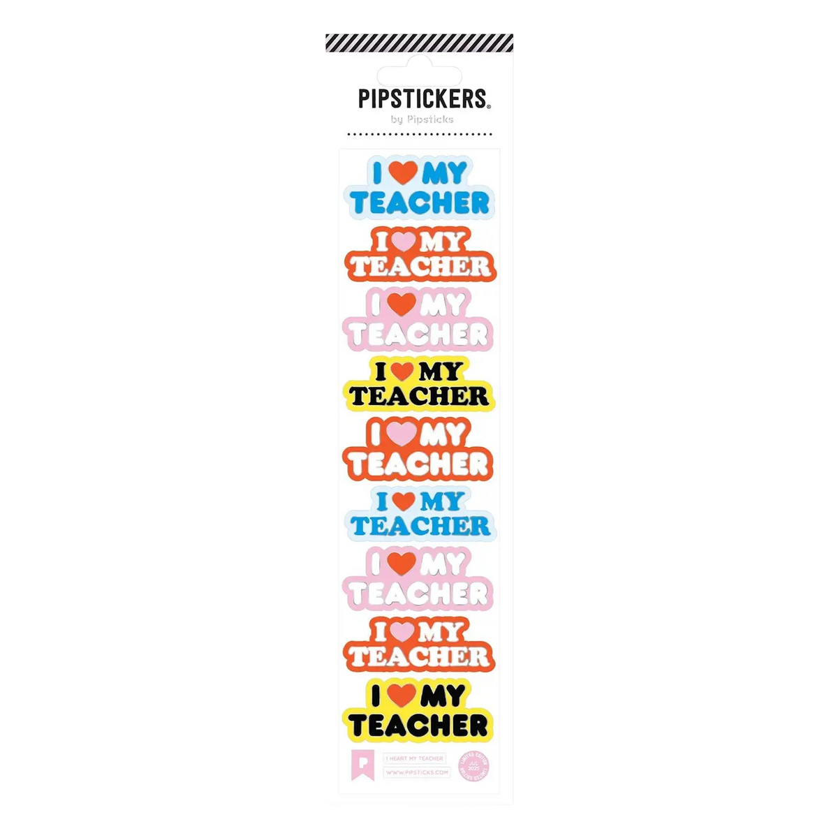 I Heart My Teacher Stickers