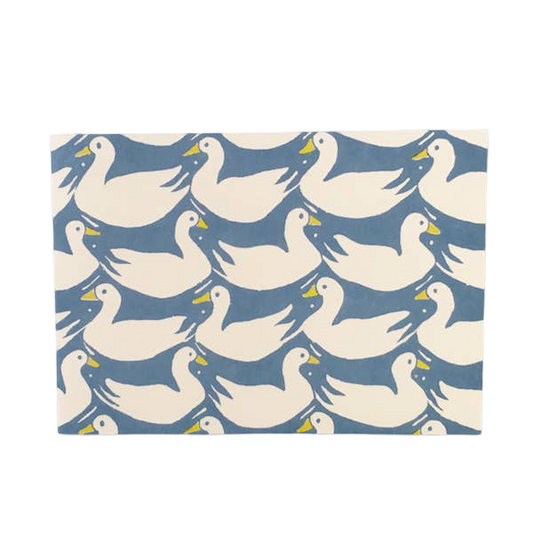 Ducks & Rabbits Blue and Yellow - Set of 6 Mini Cards