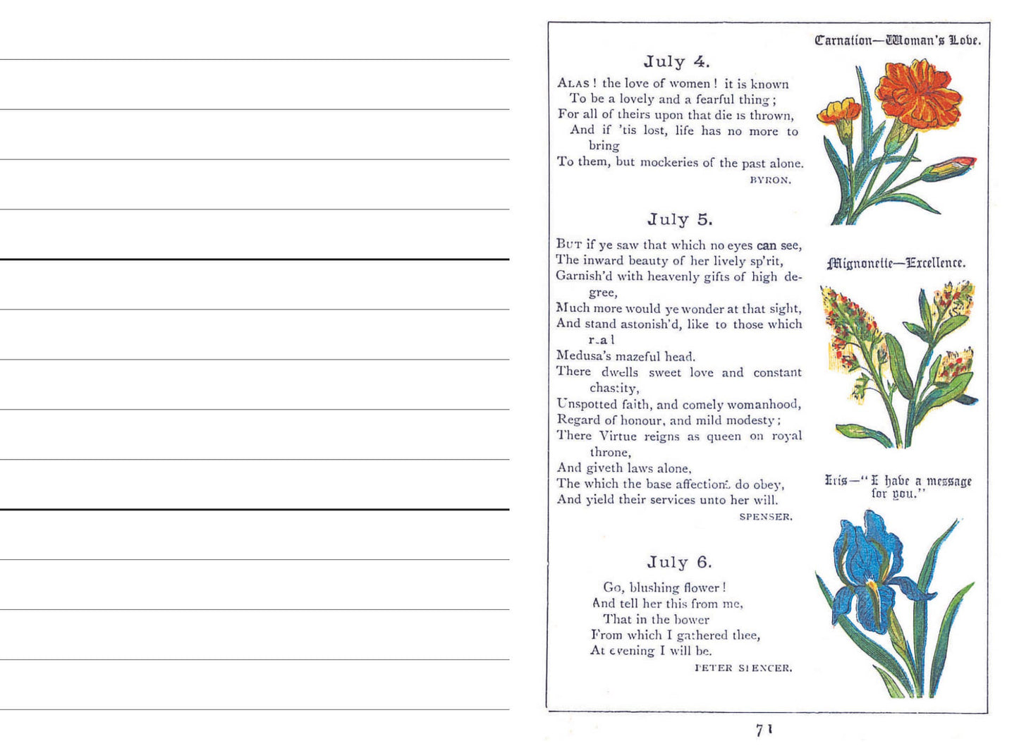 Floral Birthday Book