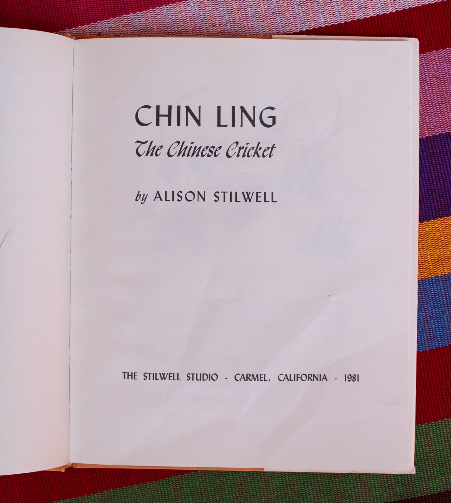 Chin Ling The Chinese Cricket