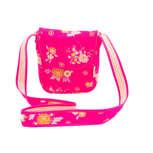 Quilted Cross Body Satchel Bag