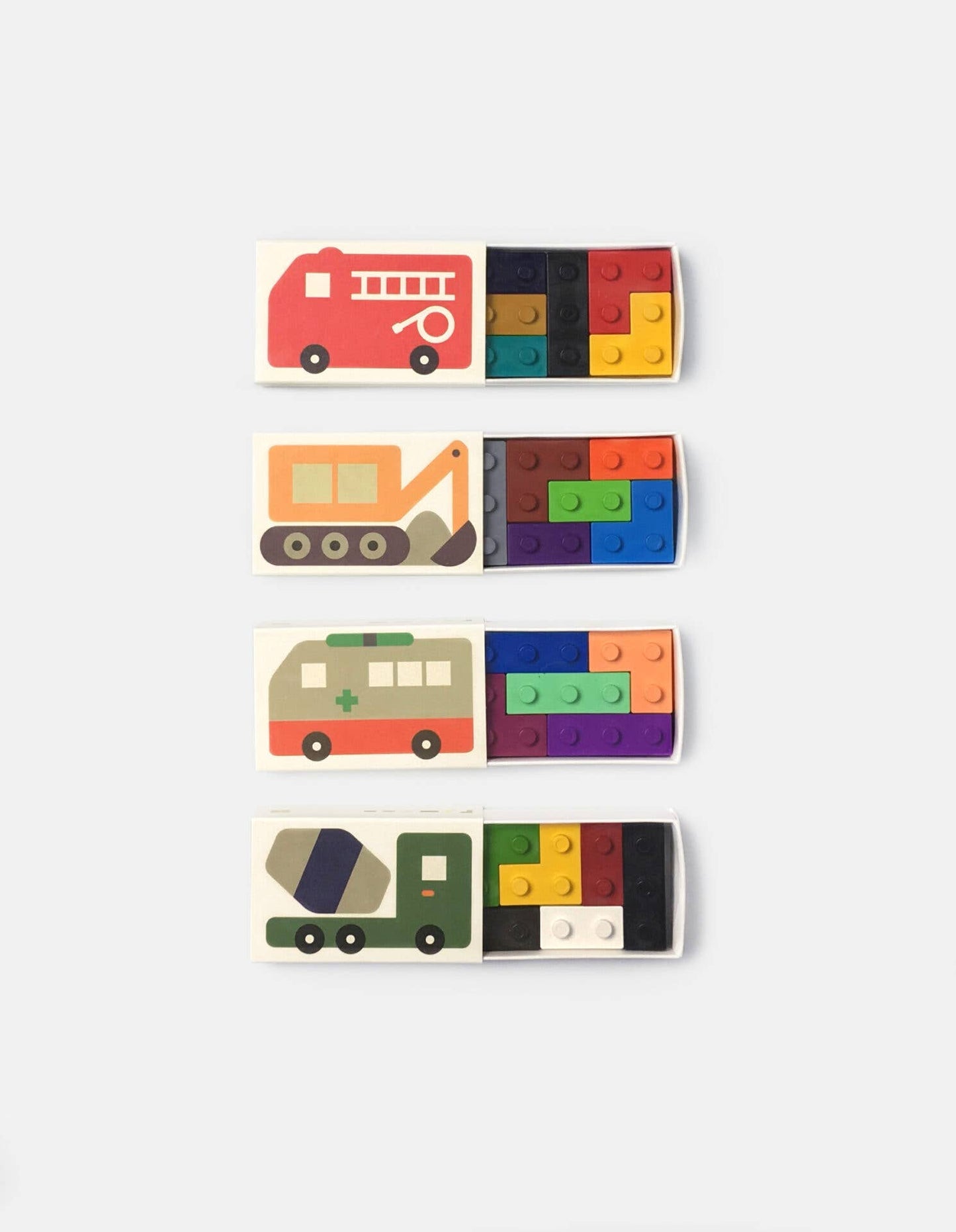 Vehicle Pocket Lego Crayons