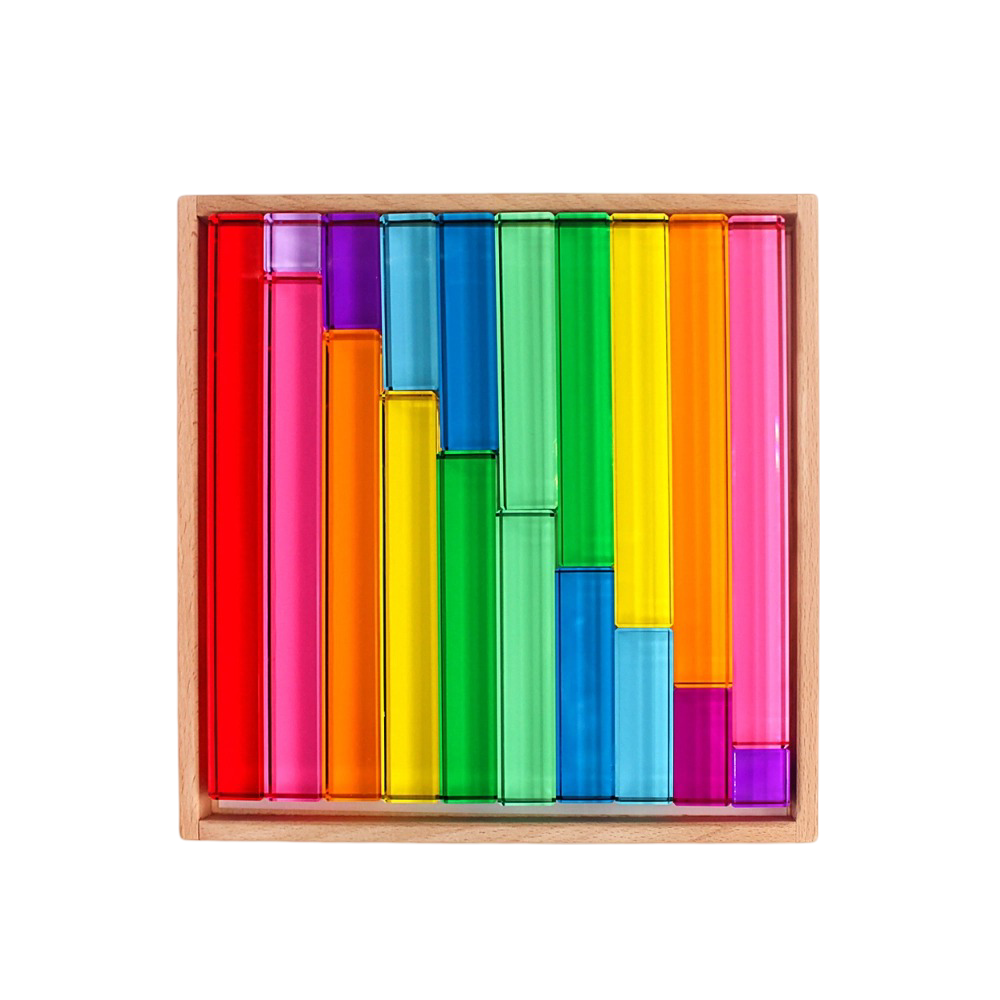 Rainbow Acrylic Blocks Set
