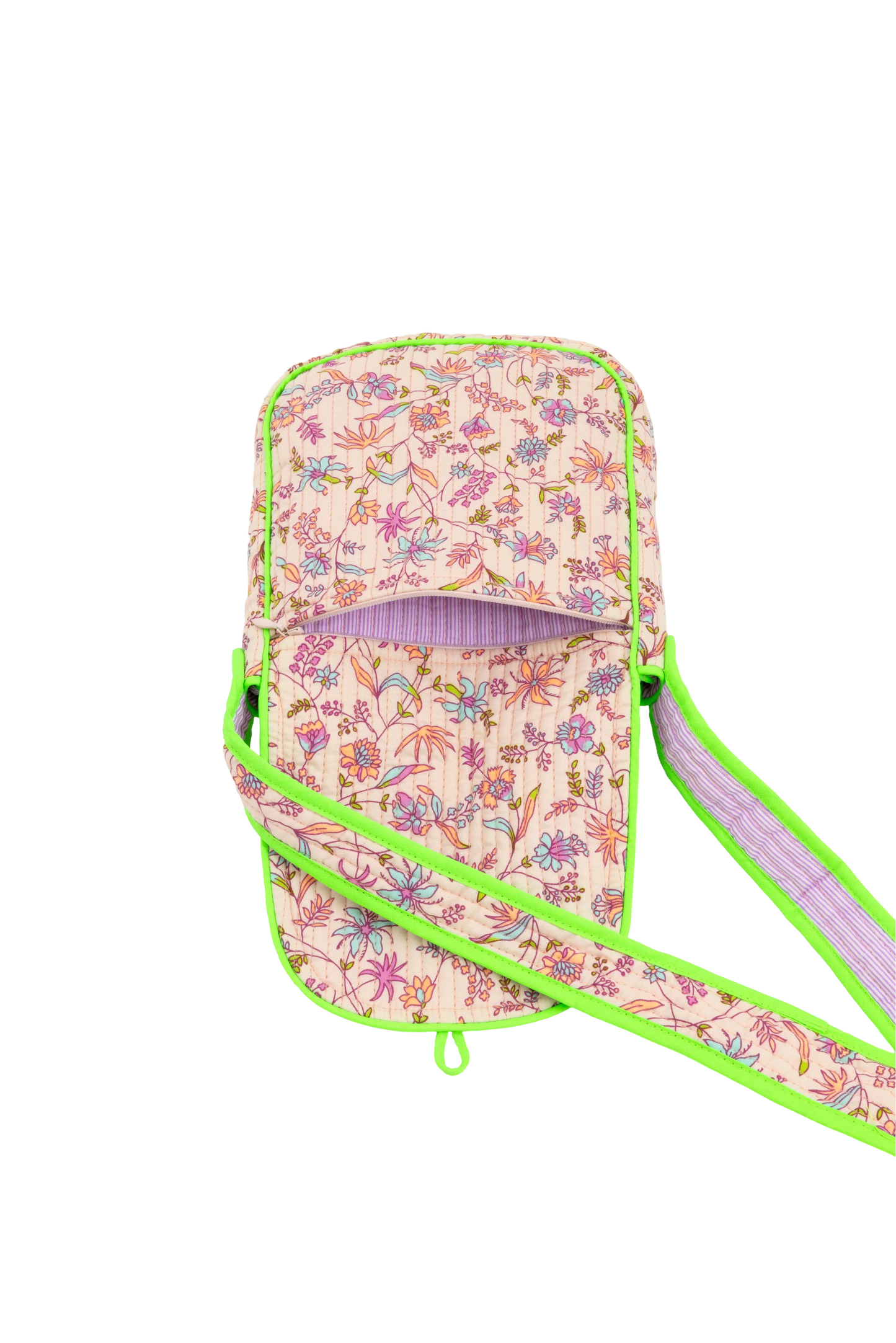 Quilted Cross Body Satchel Bag