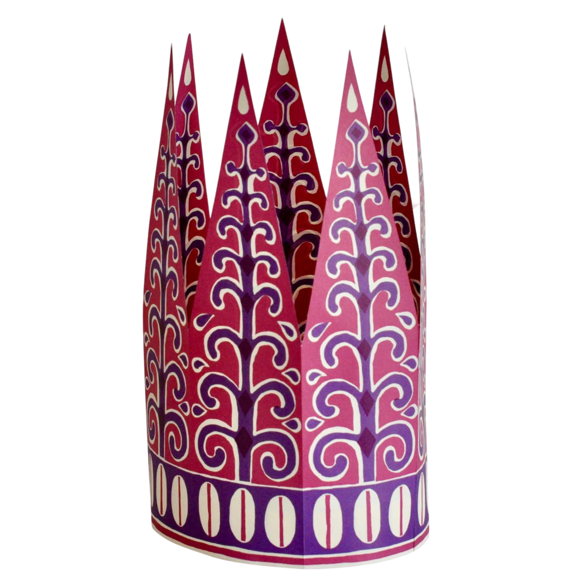 Set of Six Fabulous Paper Party Crowns