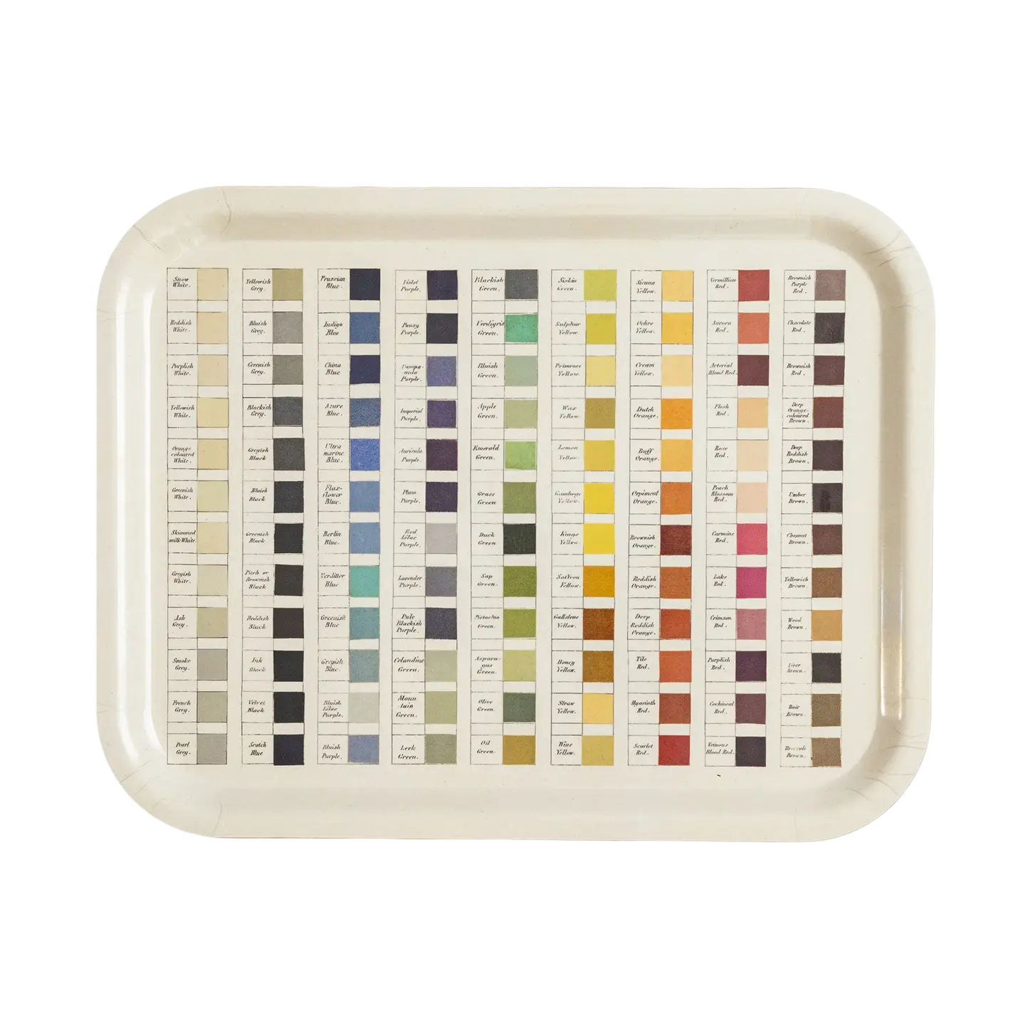 Birchwood Large Tray - Werner’s Nomenclature of Colours