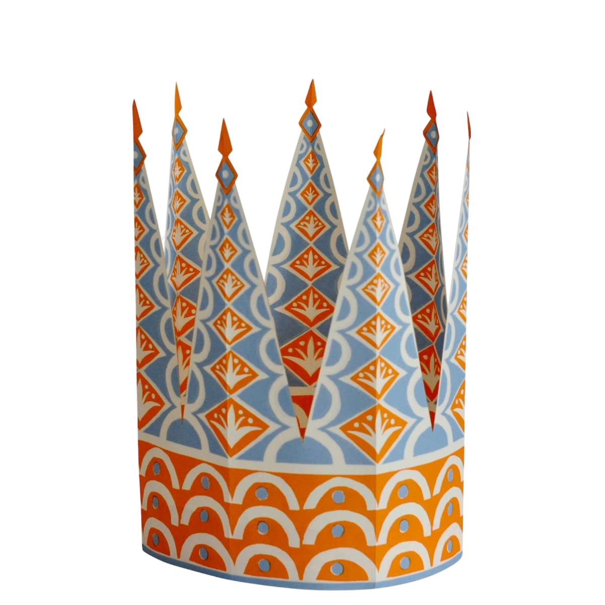 Set of Six Fabulous Paper Party Crowns