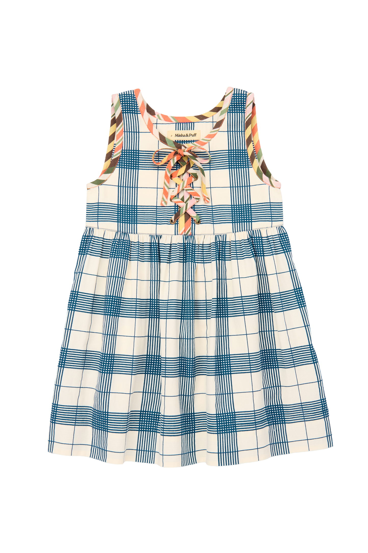 Agatha Dress - Prussian Blue Piazza