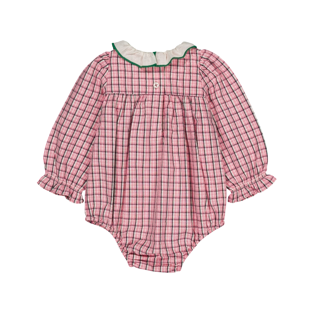 Amande Romper - Pink Check