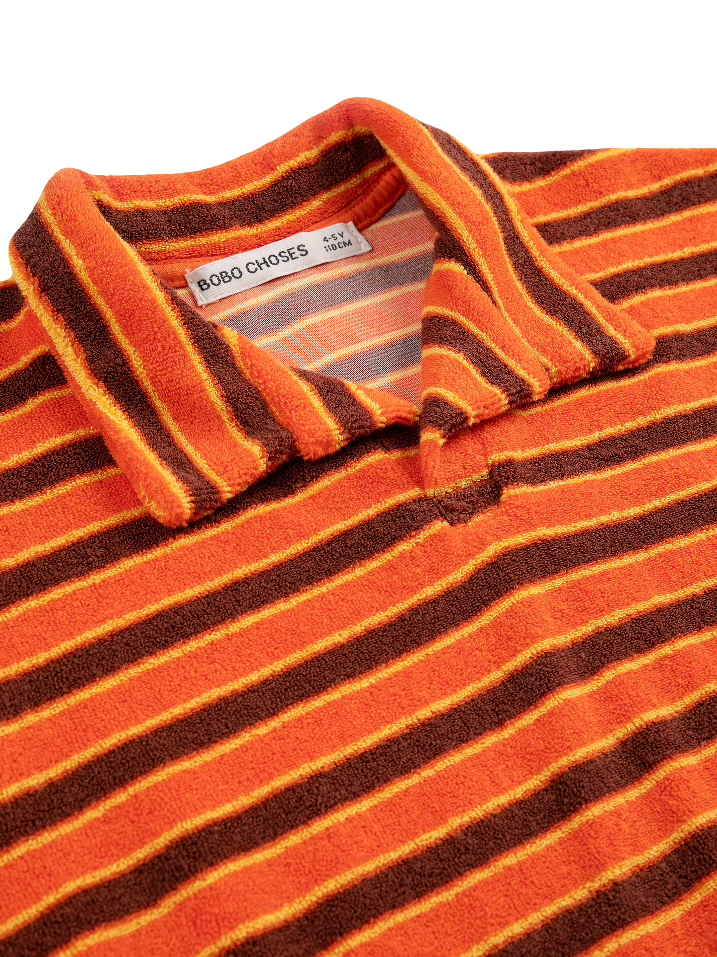 Striped Brick Terry Cloth Polo