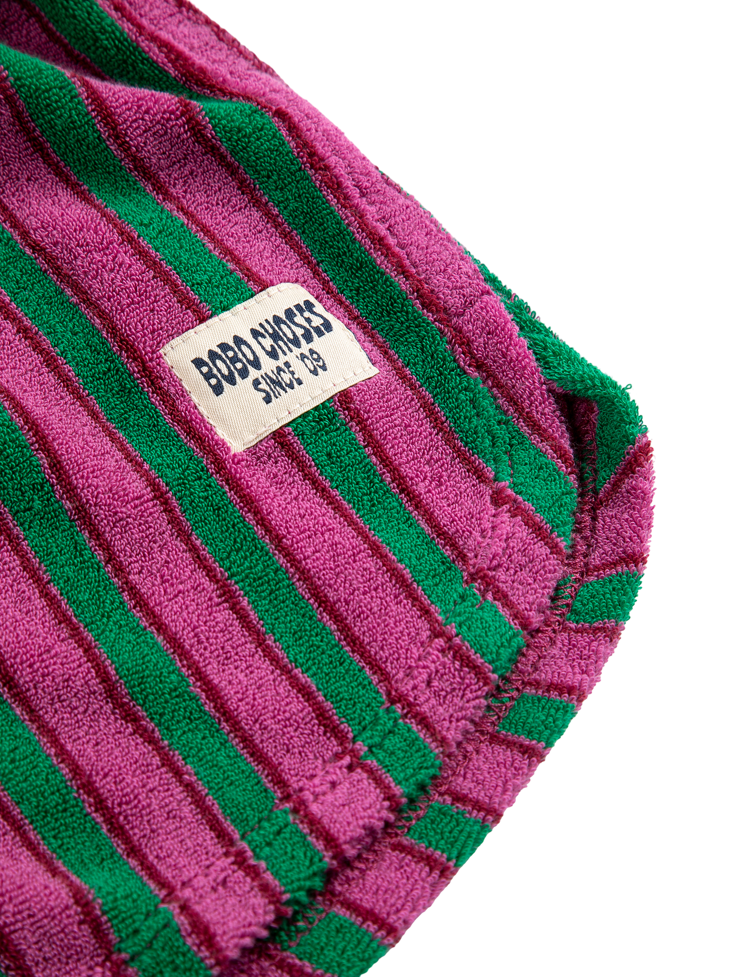 Striped Terry Cloth Shorts
