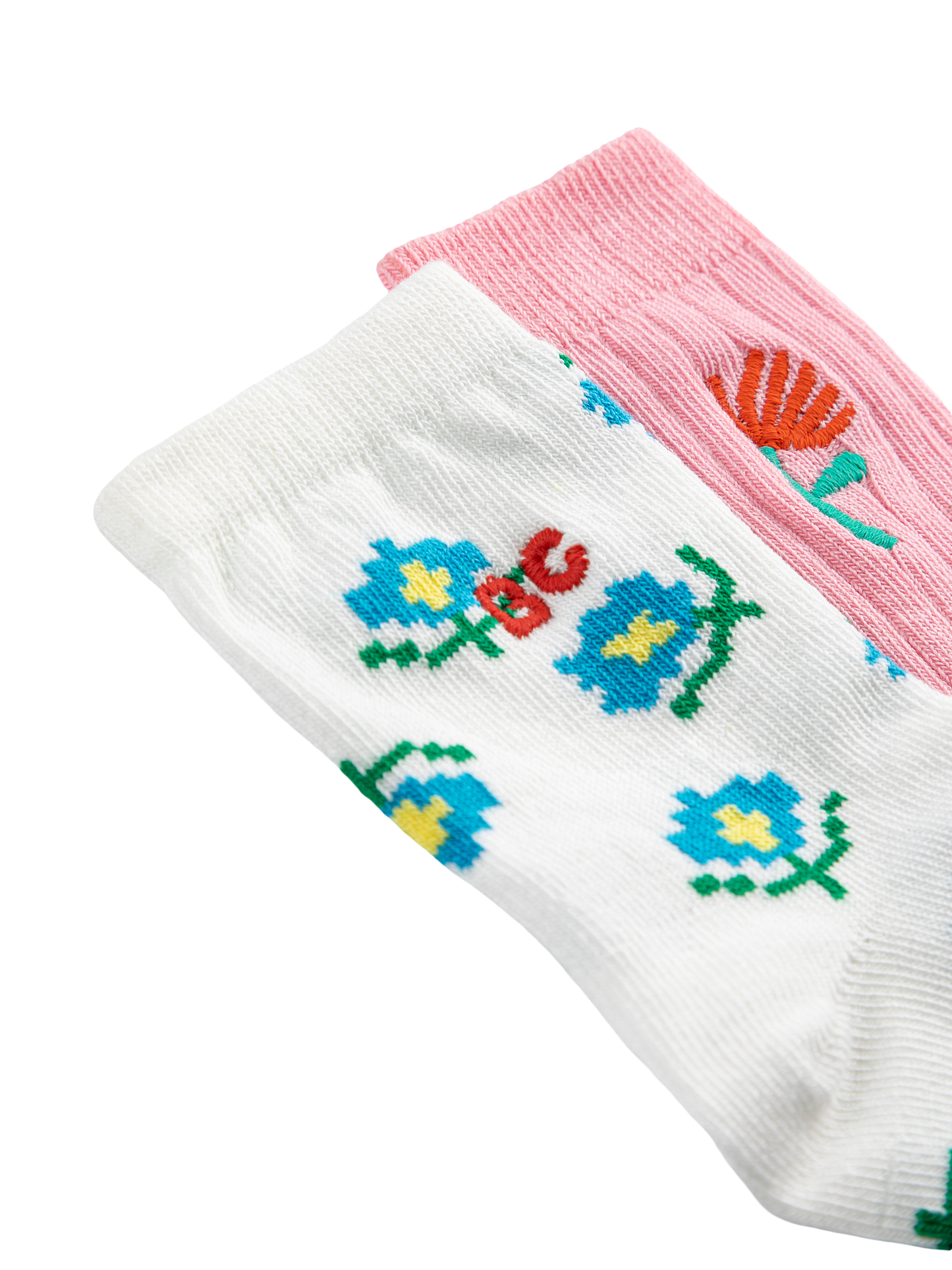 Flower Short Socks - Pack of 2