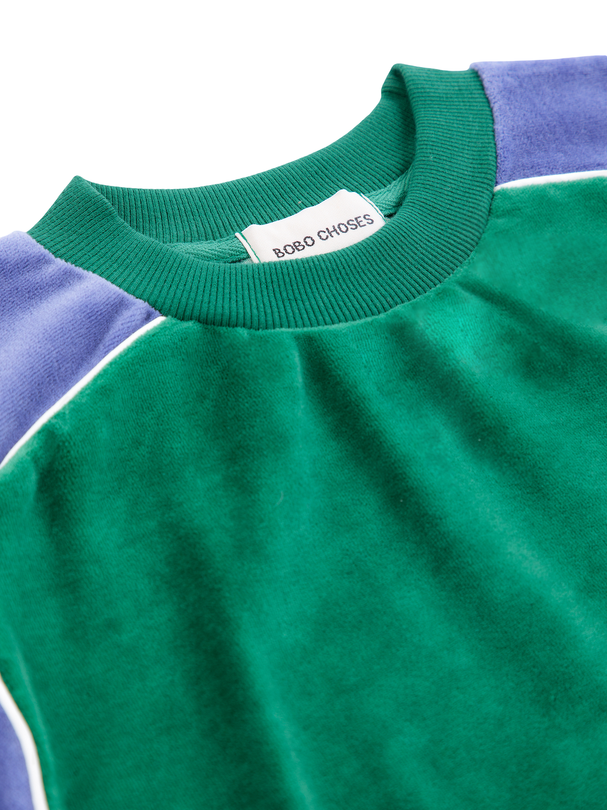 Color Block Terry Cloth Sweatshirt