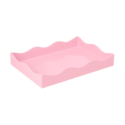 Rita Konig Belles Rives Lacquer Tray - Sugar Pink
