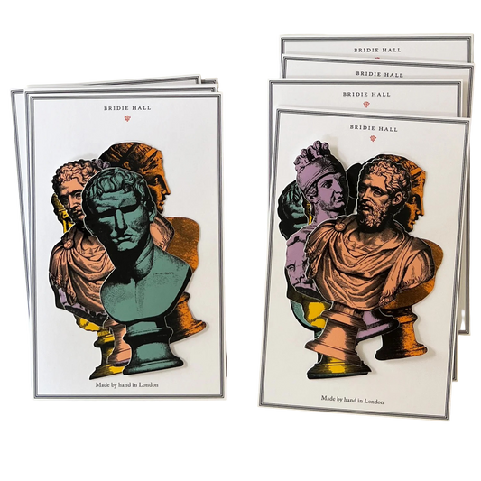 Classical Bust Stickers - Set of 5