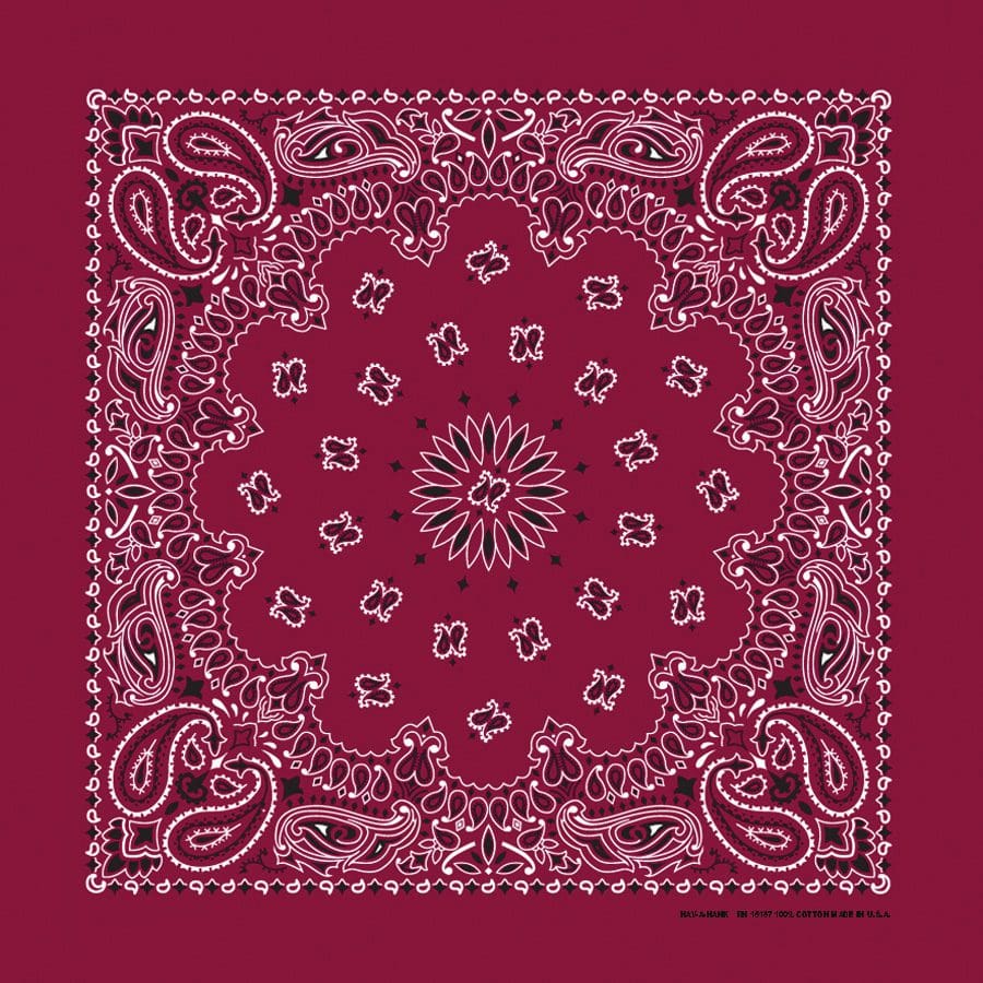 Wild Rag - Burgundy