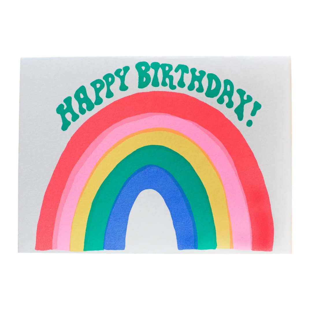 Birthday Rainbow Card