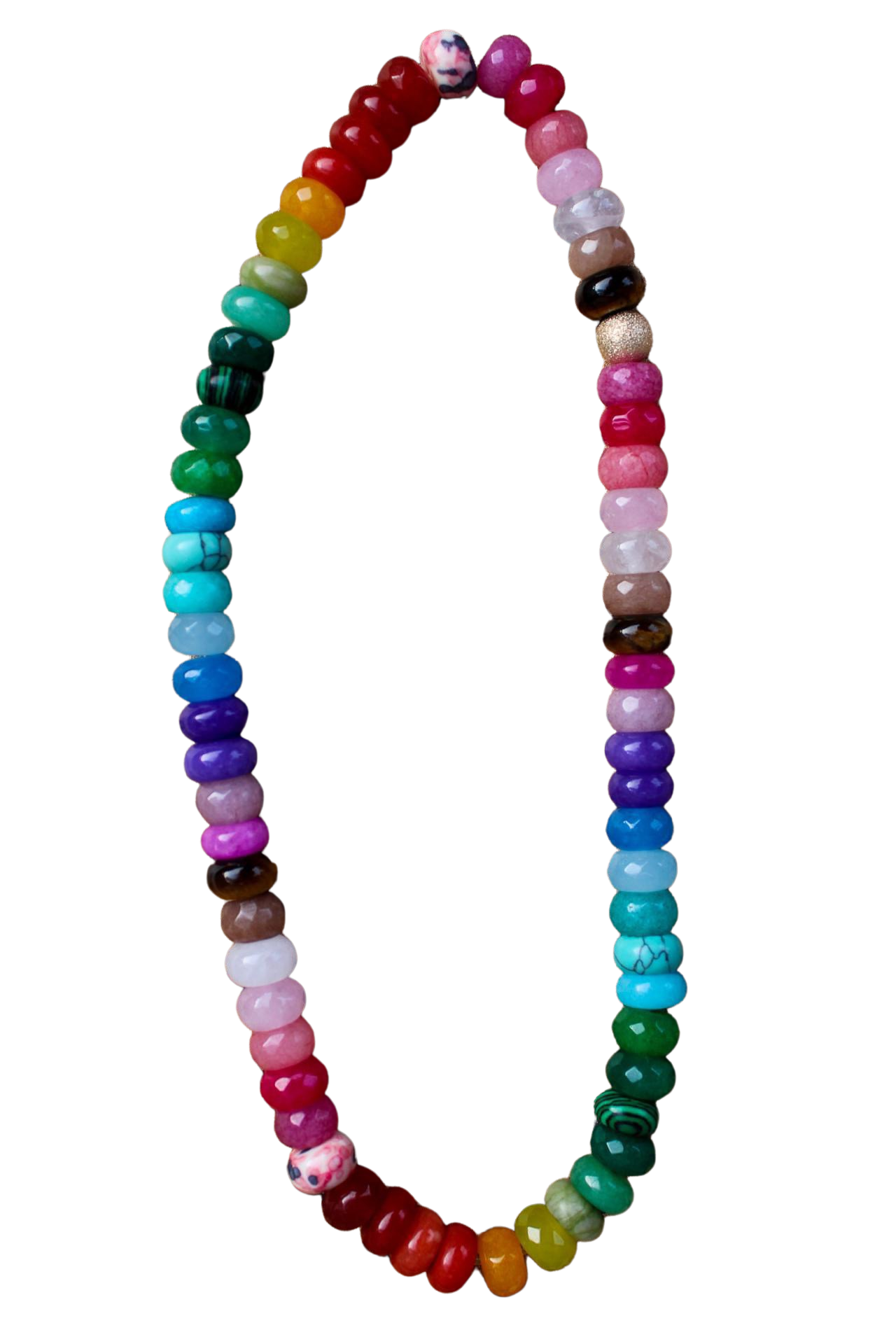 Cardoon Rainbow Necklace