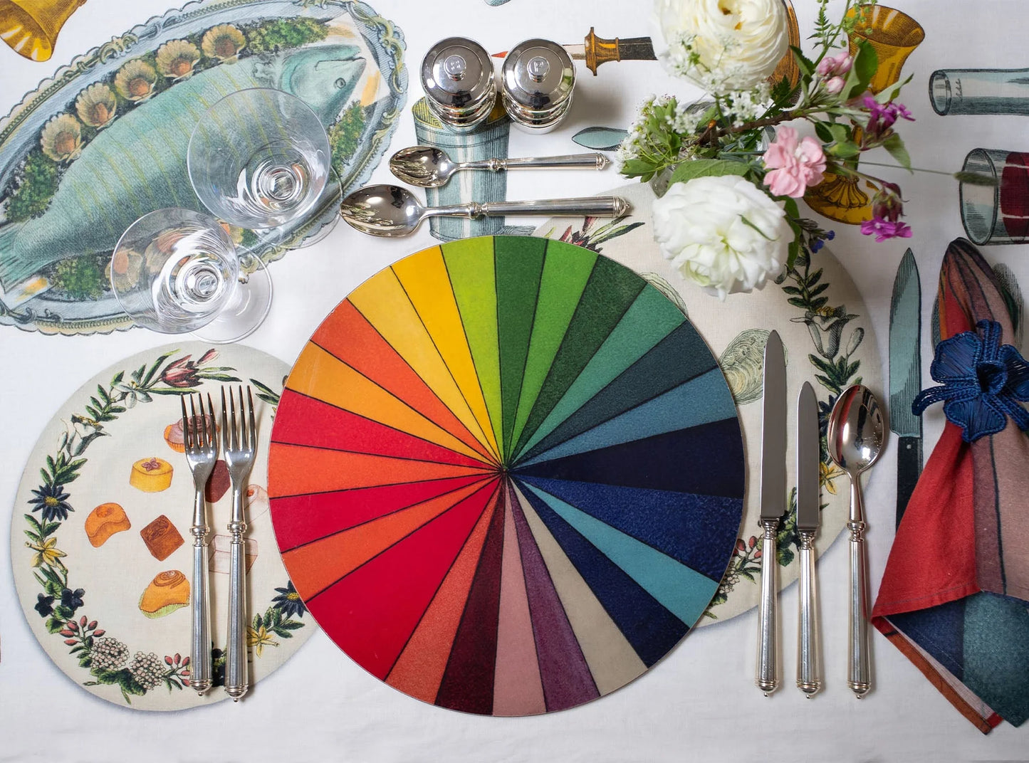 S&B x John Derian 'Colour Wheel' Placemat