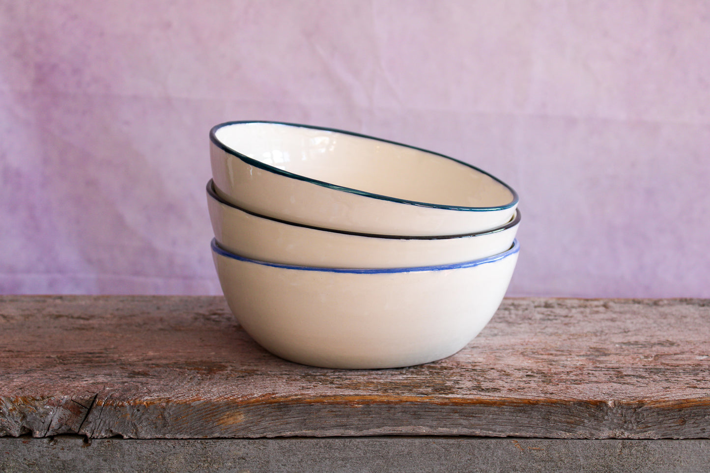 Color Rim Farm Bowl
