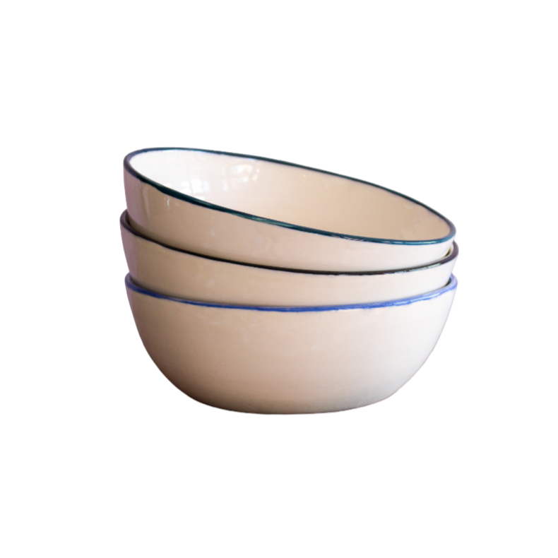 Color Rim Farm Bowl