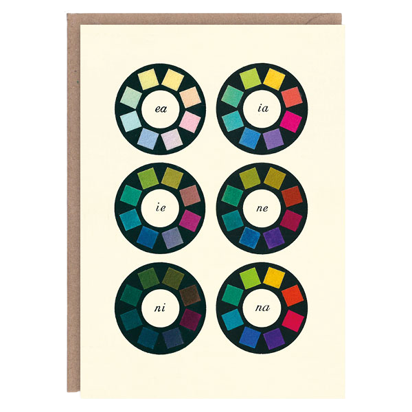 Colour Wheels Card