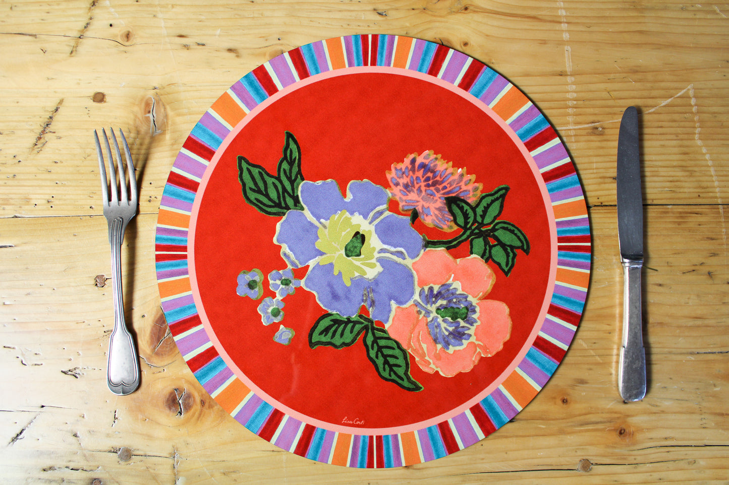 Dandelion Placemat - Rust