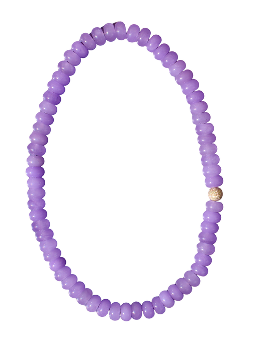 Cardoon Purple Monochrome Necklace