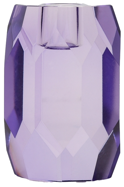Gem Crystal Candleholder - Violet